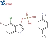 5-bromo-4-cloro-3-indolil fosfato p-toluidina